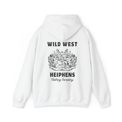 Wild West Hoody Black & White - White