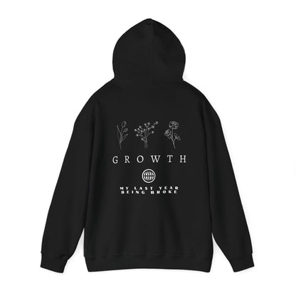 Growth Hoody Black & White - Black