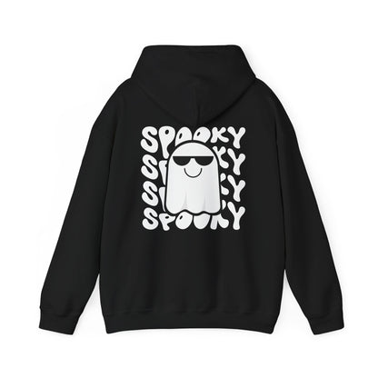 Spooky Hoody Black & White - Black