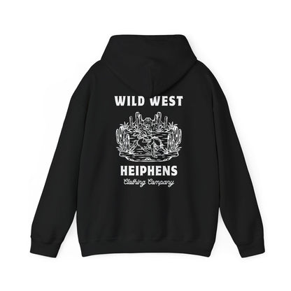 Wild West Hoody Black & White - Black