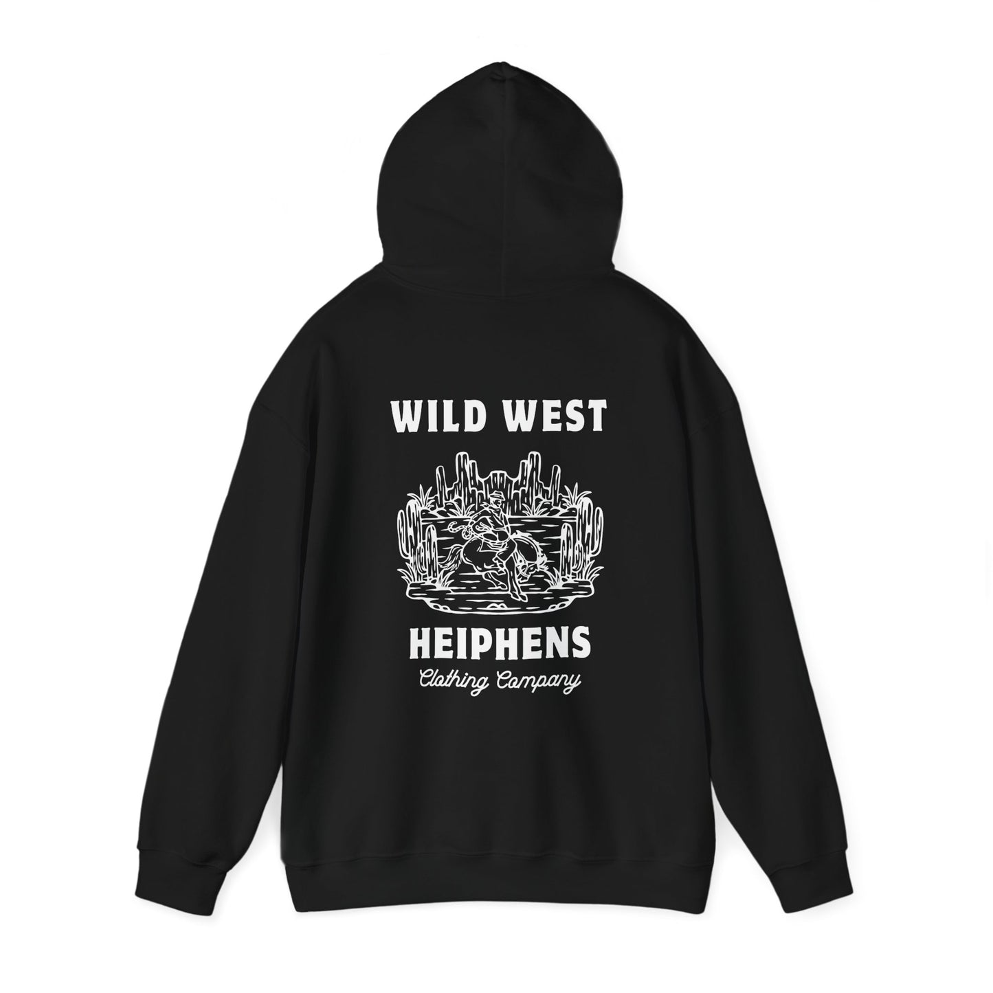 Wild West Hoody Black & White - Black