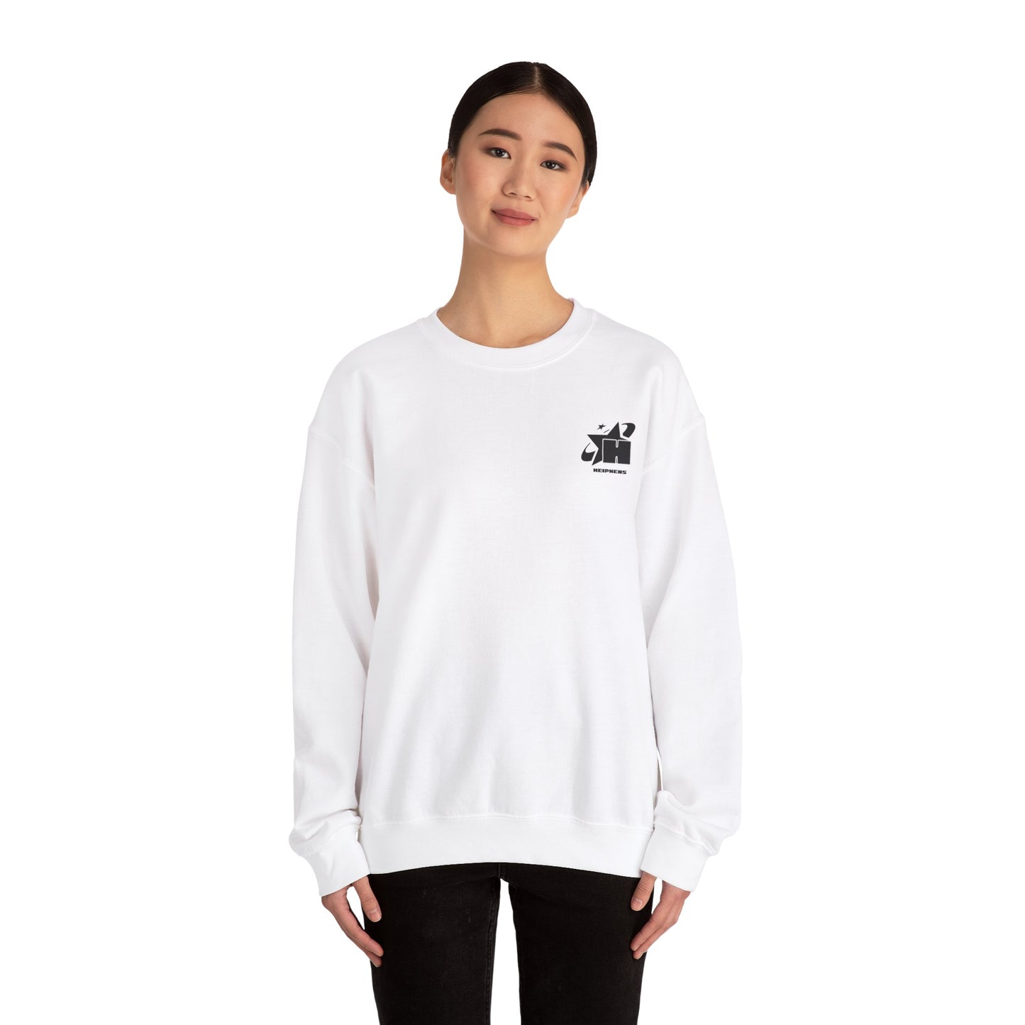 Good Life Sweatshirt Black & White - White