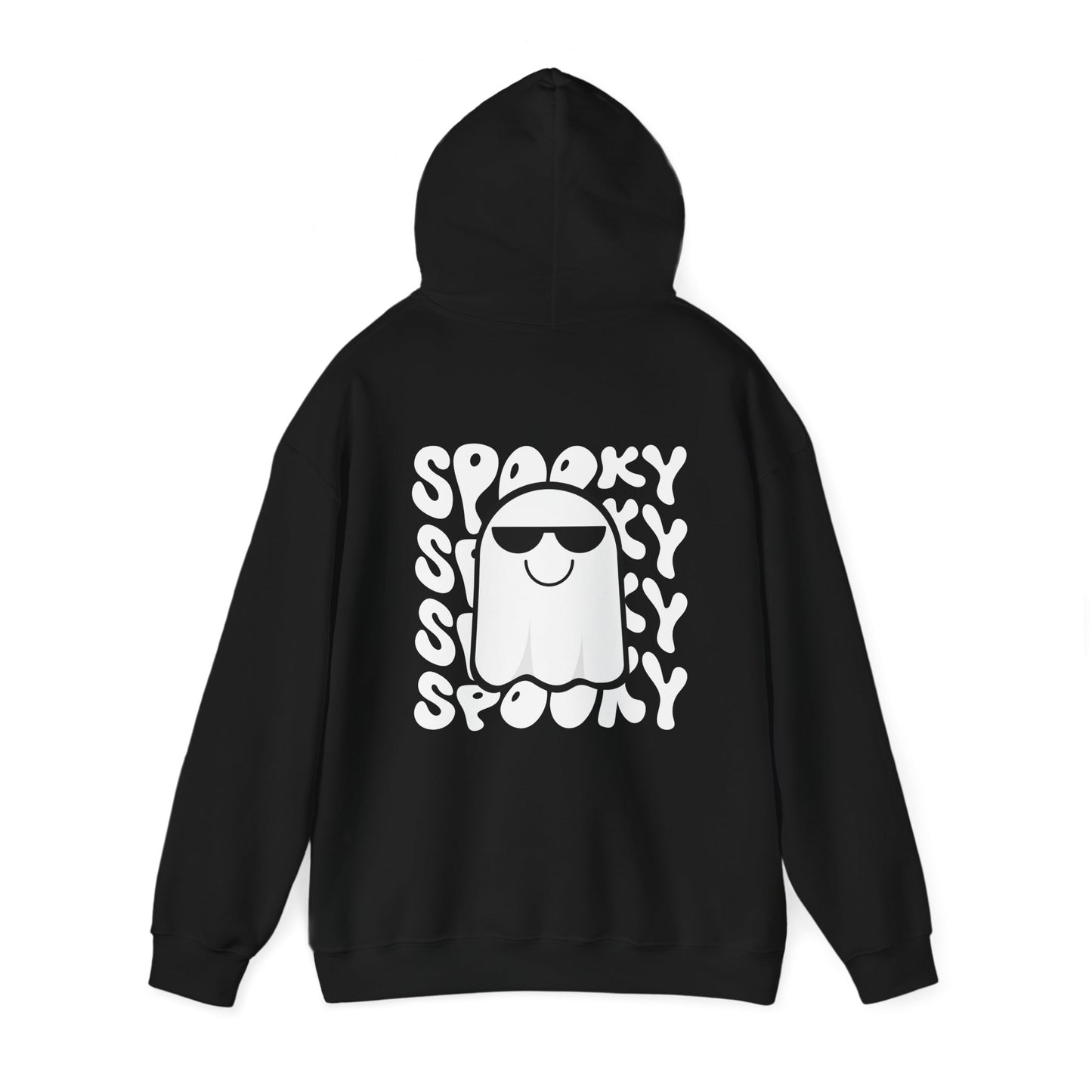 Spooky Hoody Black & White - Black