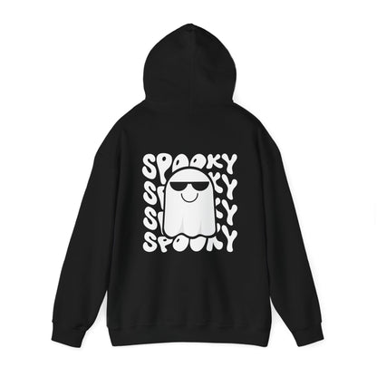 Spooky Hoody Black & White - Black