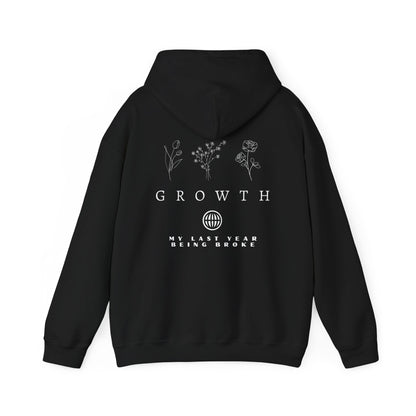 Growth Hoody Black & White - Black